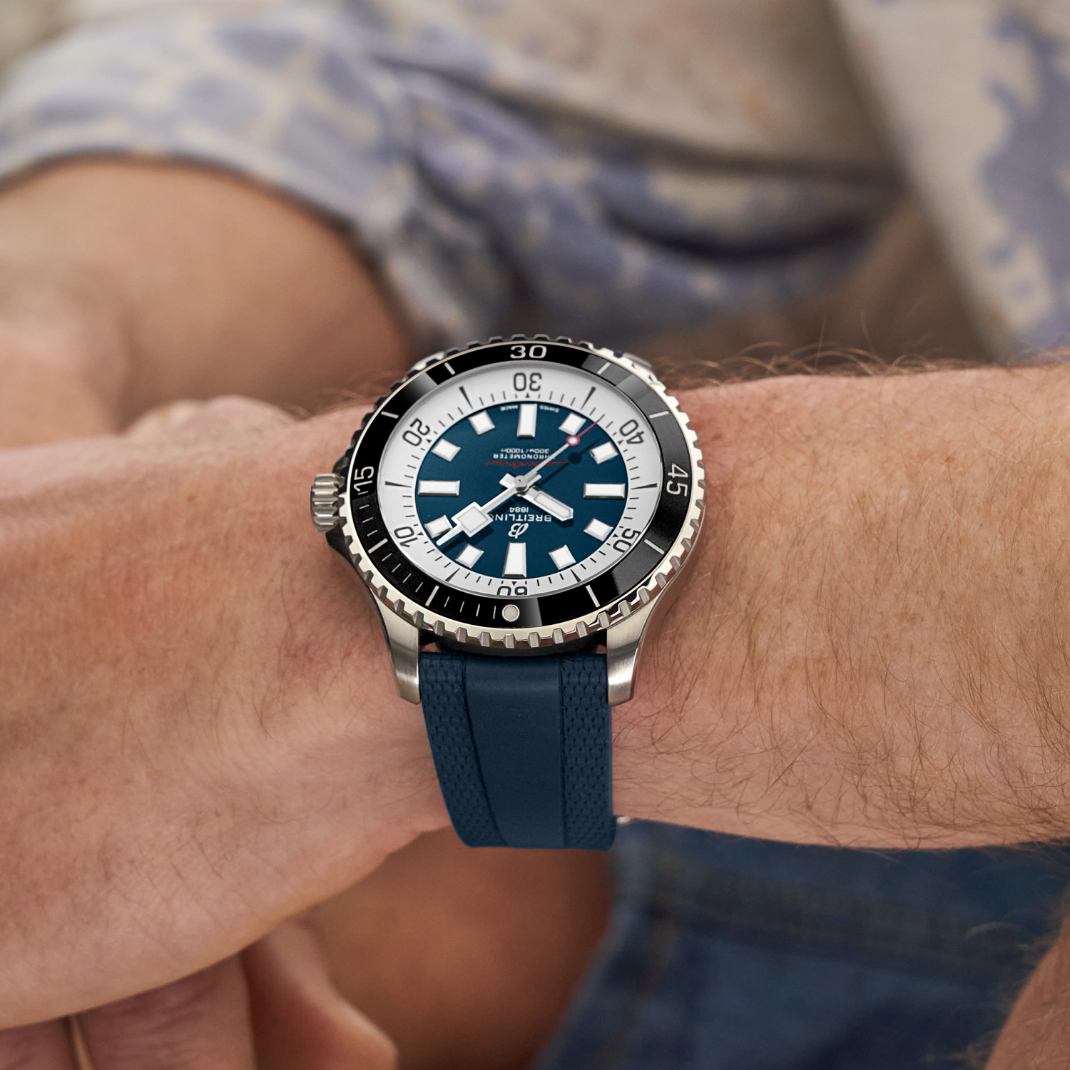 Breitling Superocean Automatic 44 A17376211C1S1 on wrist