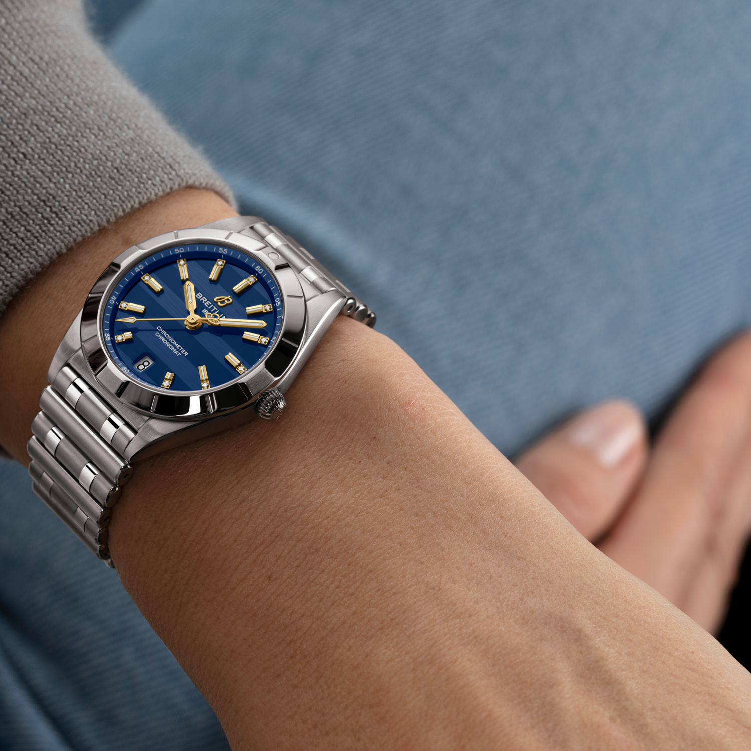 Breitling Chronomat 32 A773106A1C1A1 on wrist