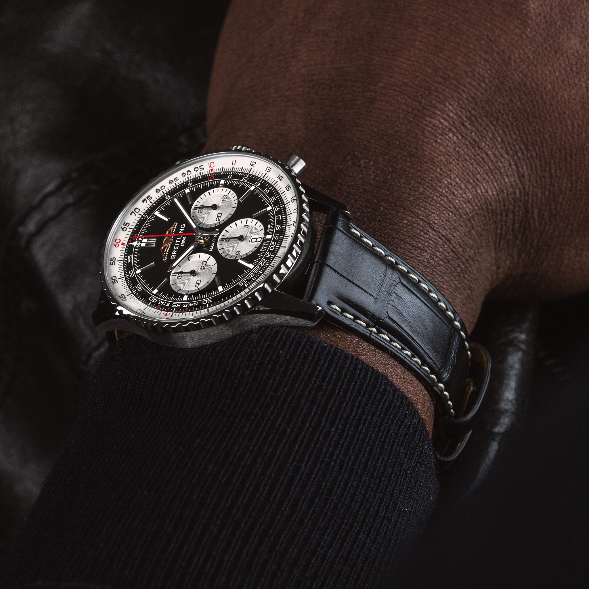Breitling Navitimer AB0137211B1P1 on wrist