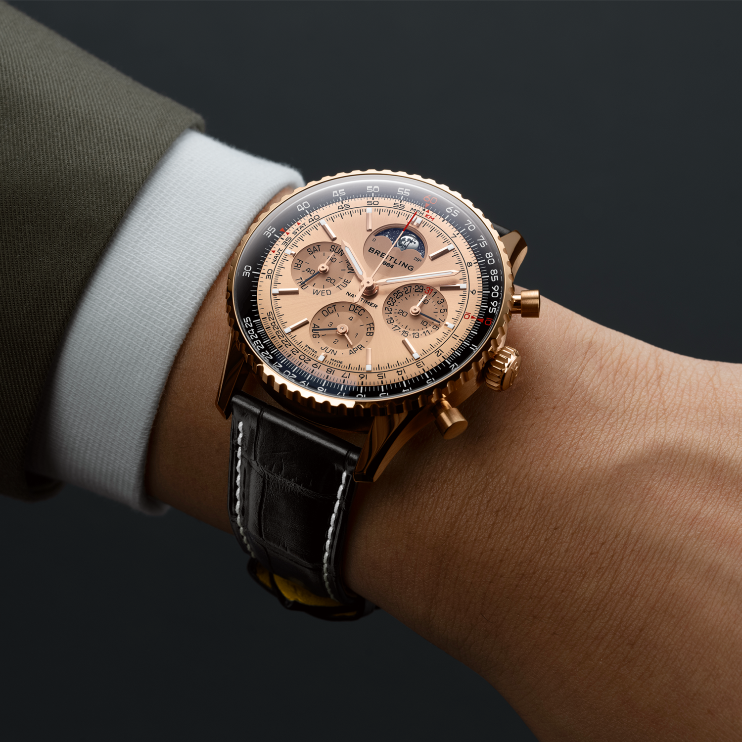 Breitling Navitimer RB19101A1H1P1 on wrist