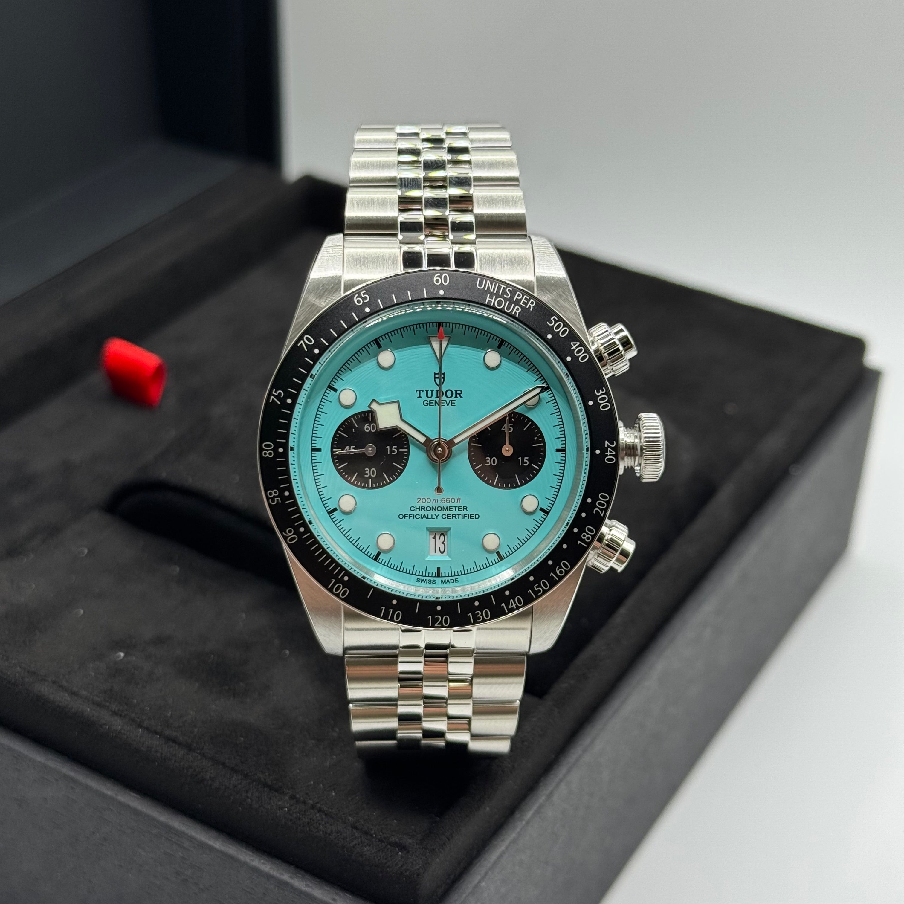 Tudor Black Bay Chrono "Flamingo Blue" (M79360N-0024)