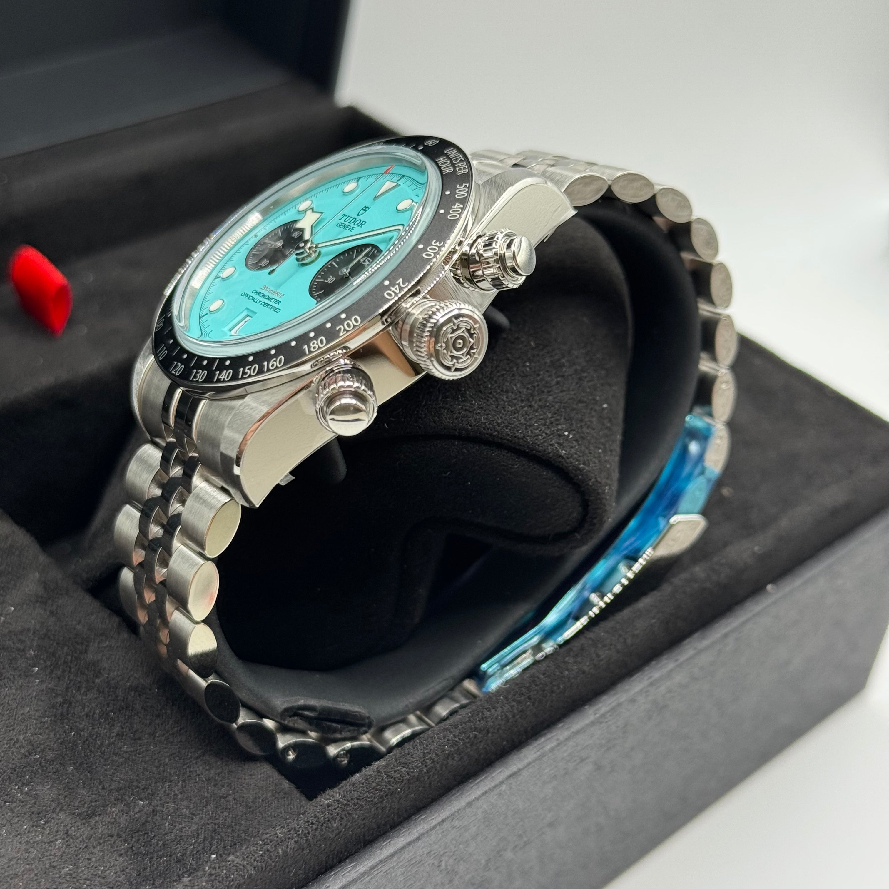 Tudor Black Bay Chrono "Flamingo Blue" (M79360N-0024)