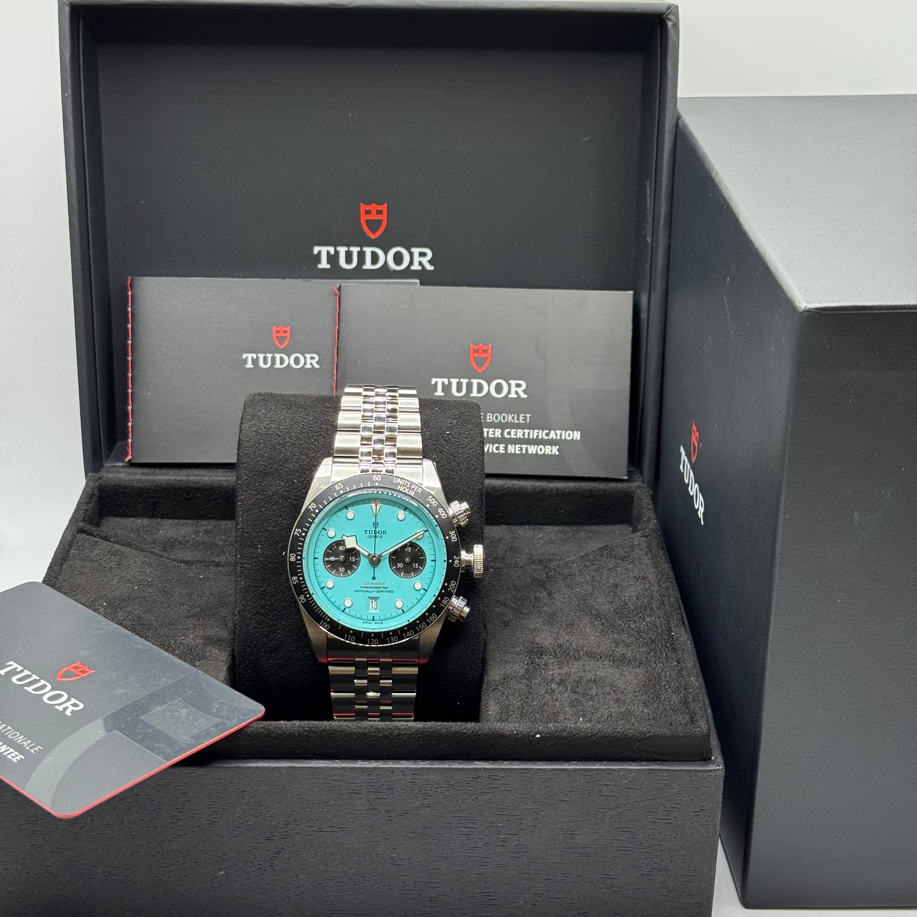Tudor Black Bay Chrono "Flamingo Blue" (M79360N-0024)