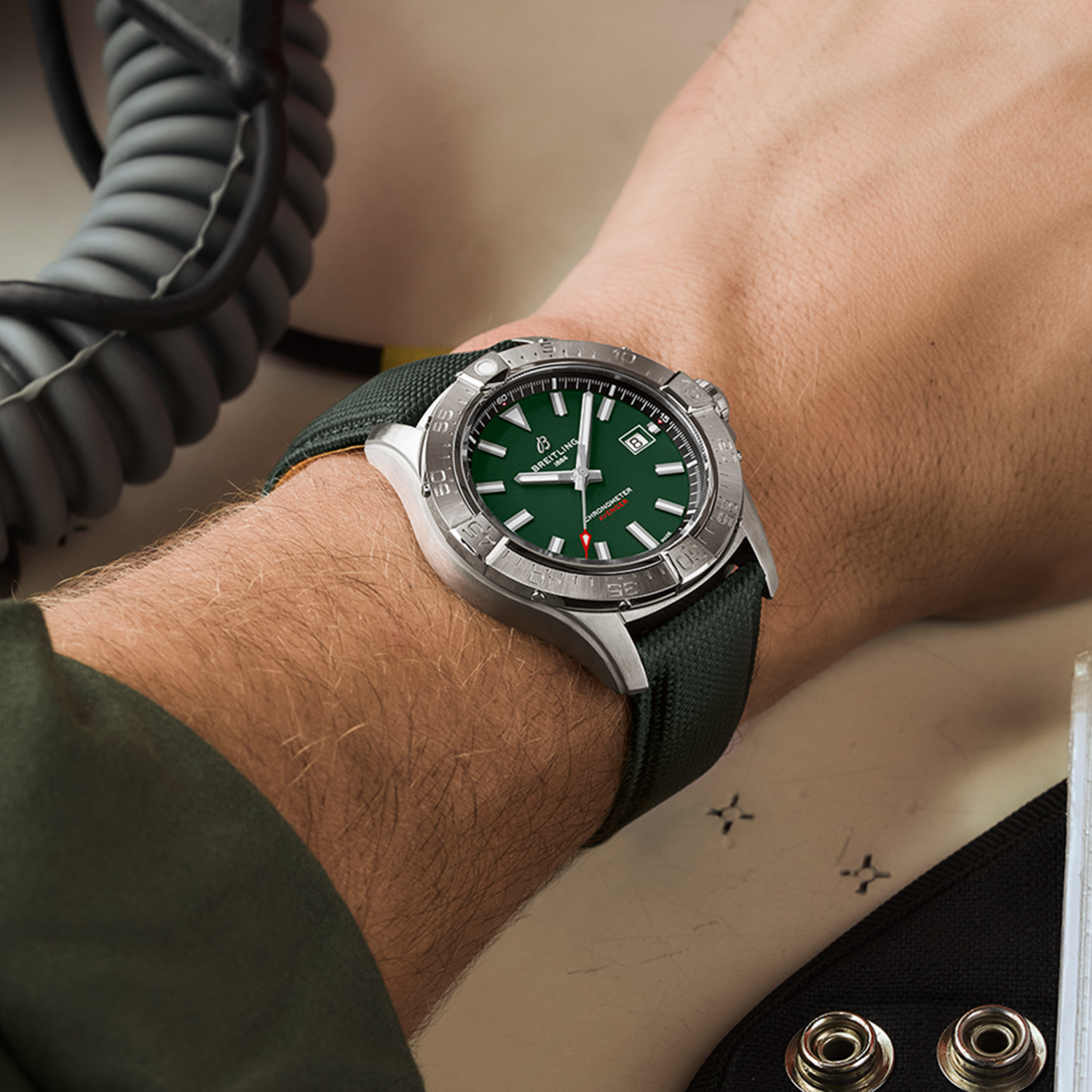 Breitling Avenger Automatic 42 A17328101L1X1 on wrist