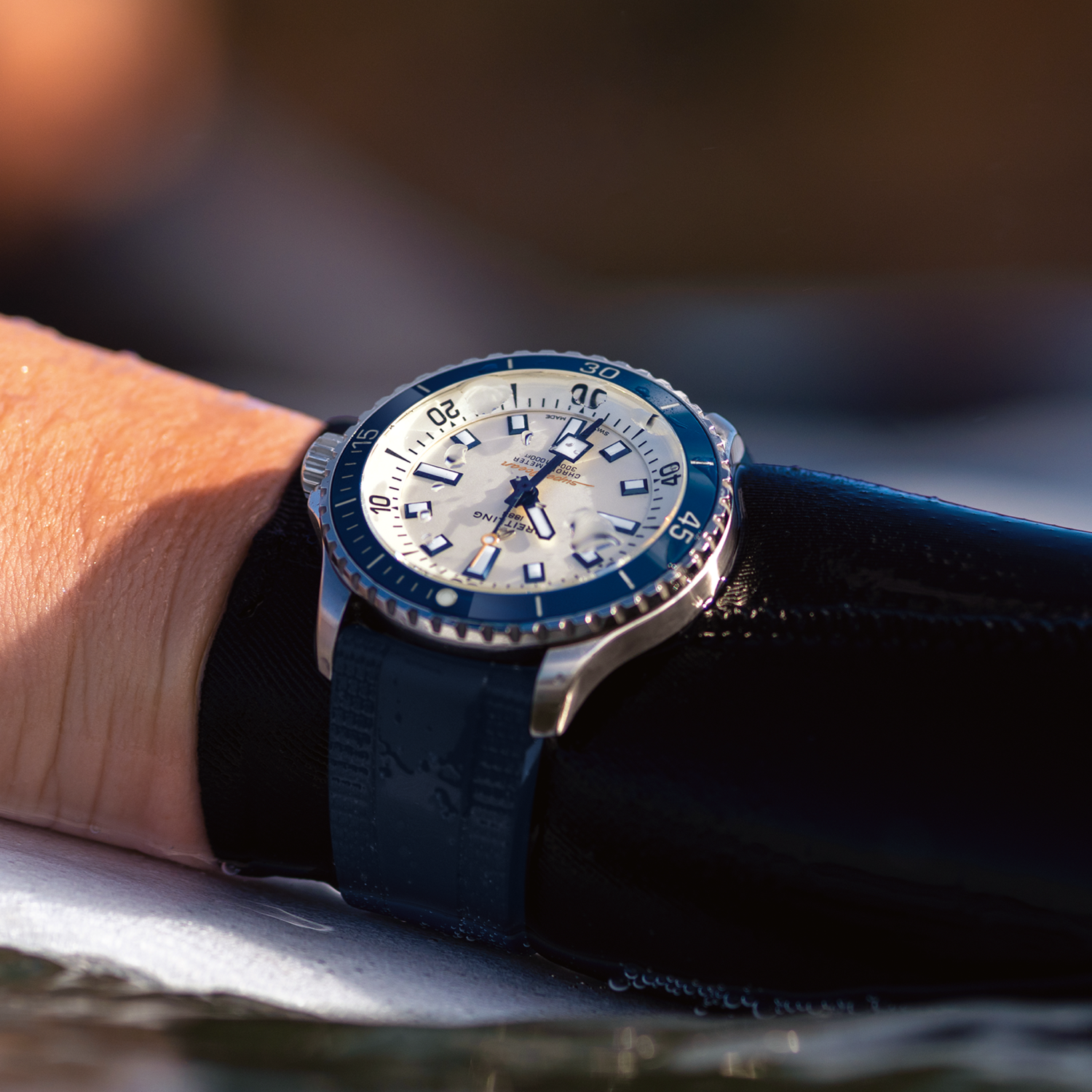 Breitling Superocean Automatic 42 A17375E71G1S1 on wrist