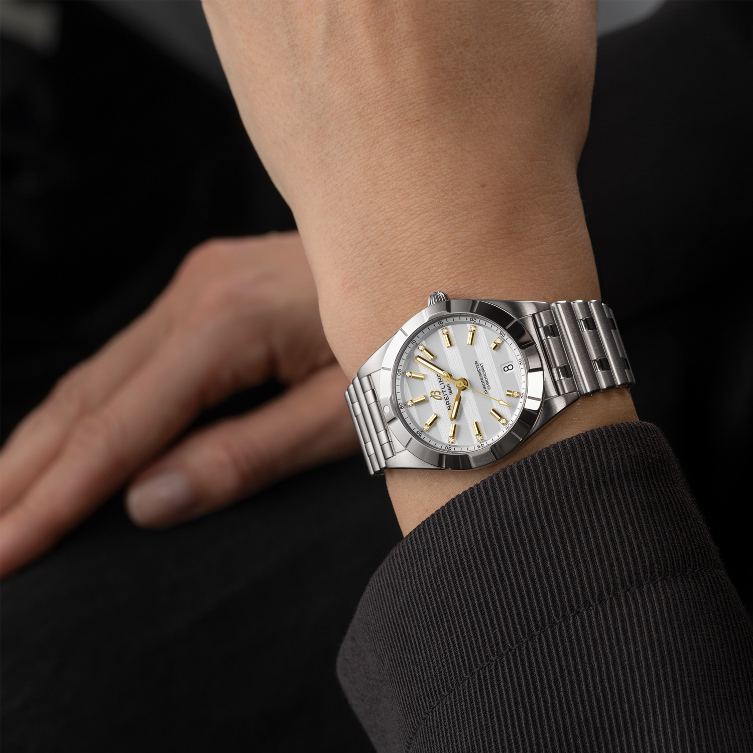 Breitling Chronomat 32 A773105A1A1A1 on wrist