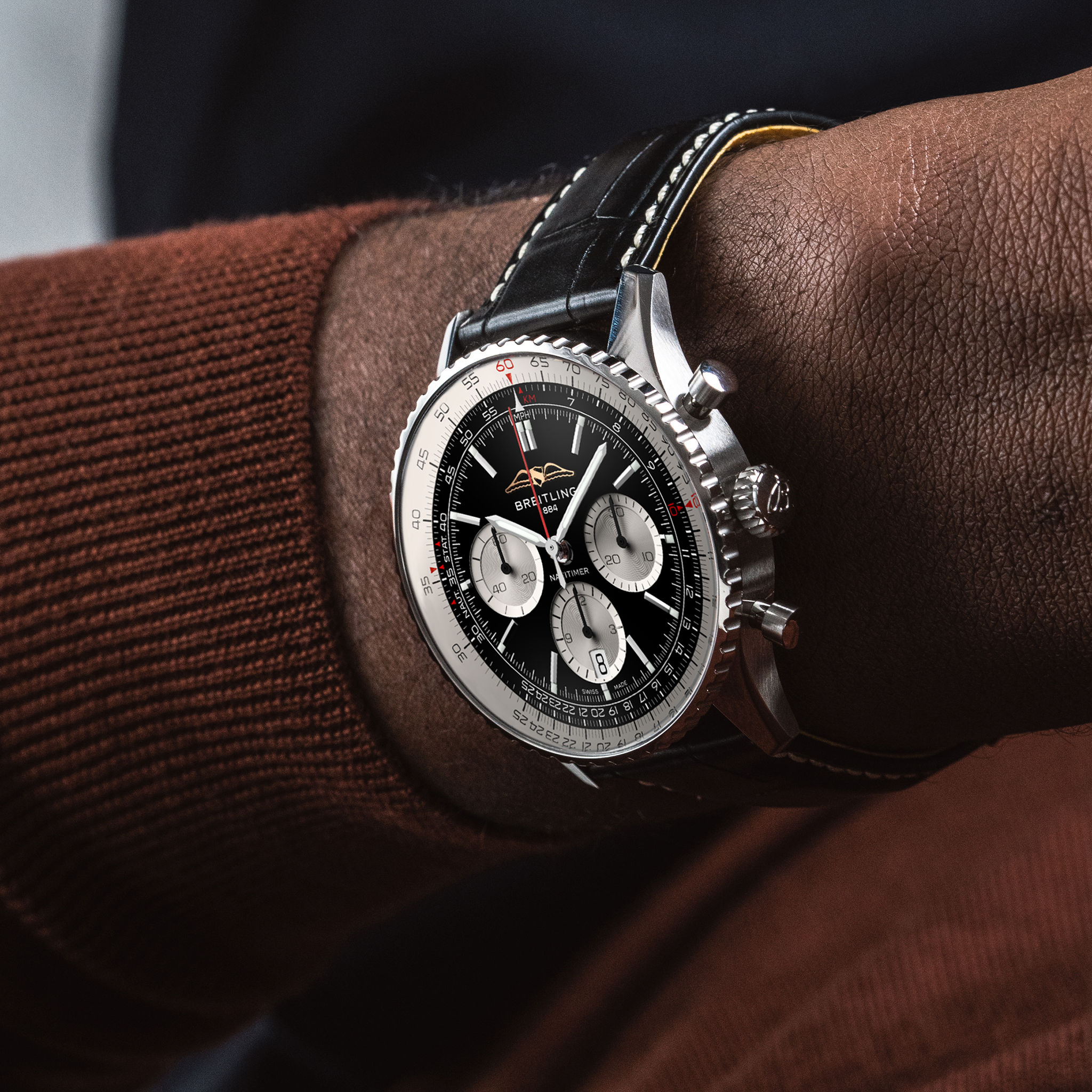 Breitling Navitimer AB0138211B1P1 on wrist