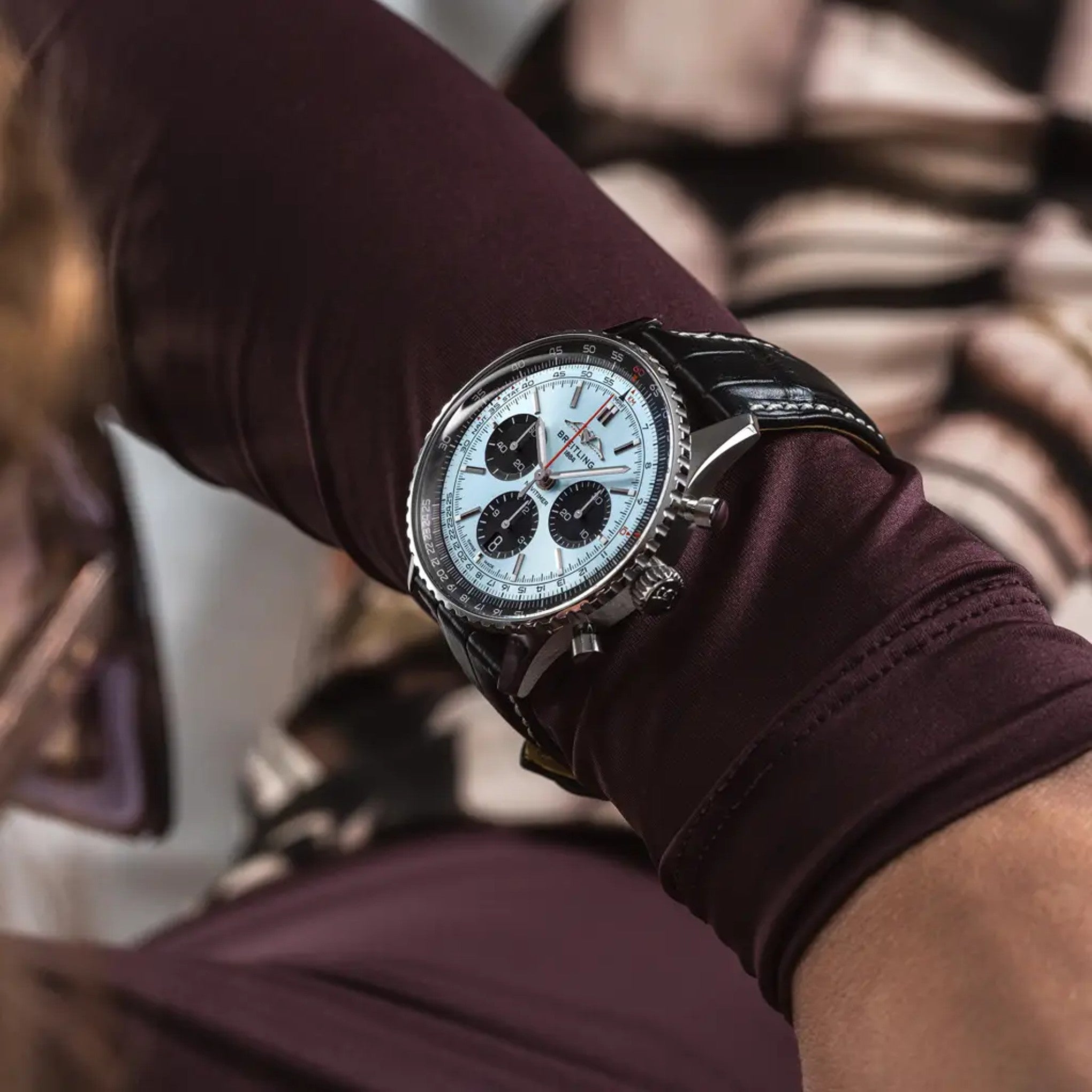 Breitling Navitimer AB0138241C1P1 on wrist
