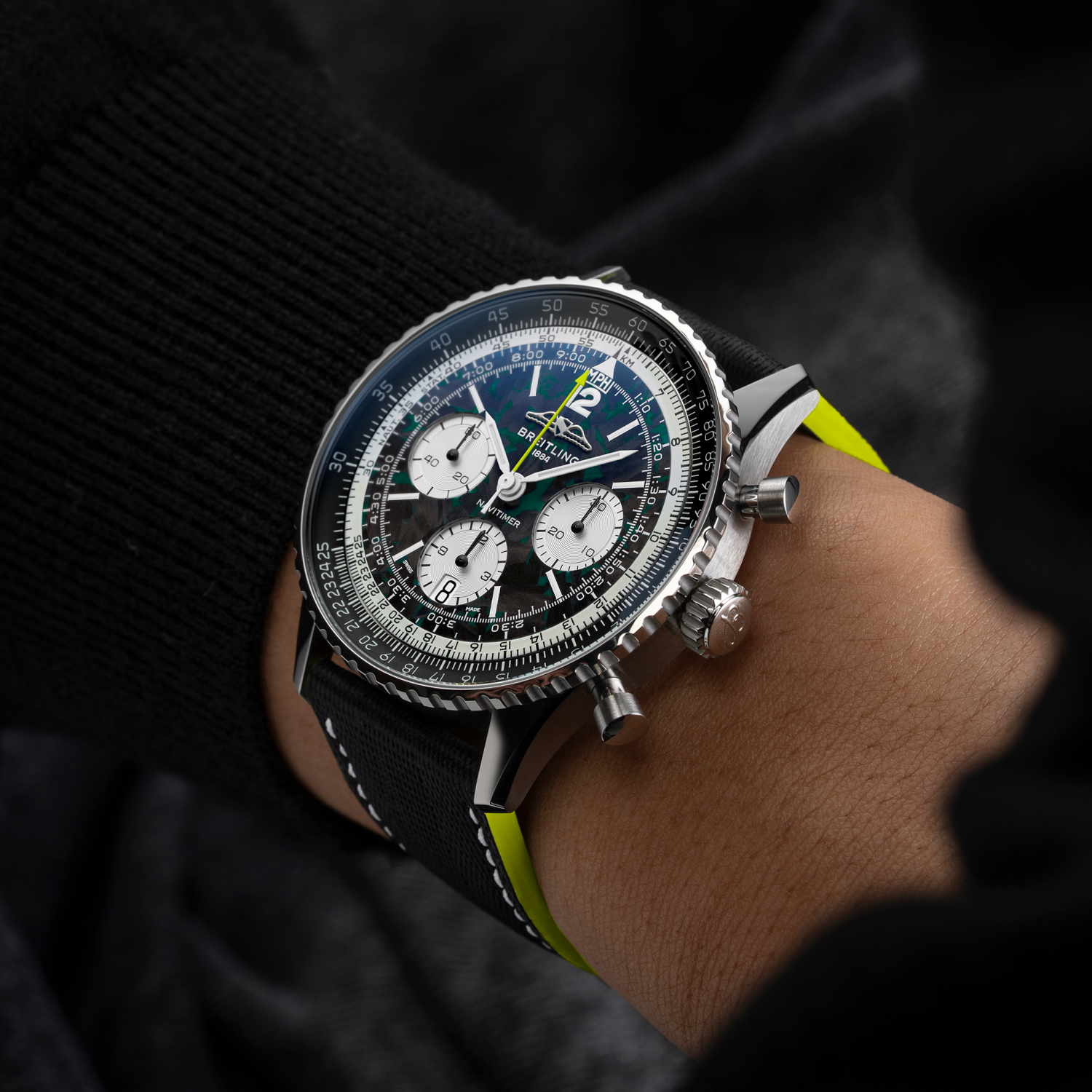 Breitling Navitimer EB01381A1B1X1 on wrist