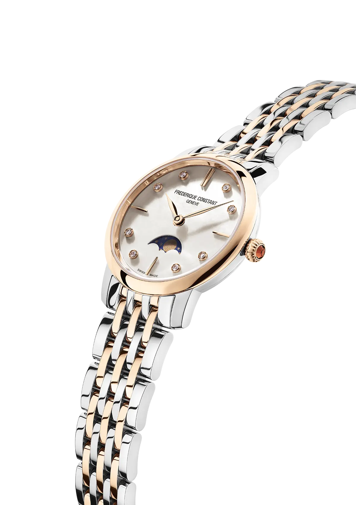 Classics Slimline Ladies Moonphase (FC-206MPWD1S2B)