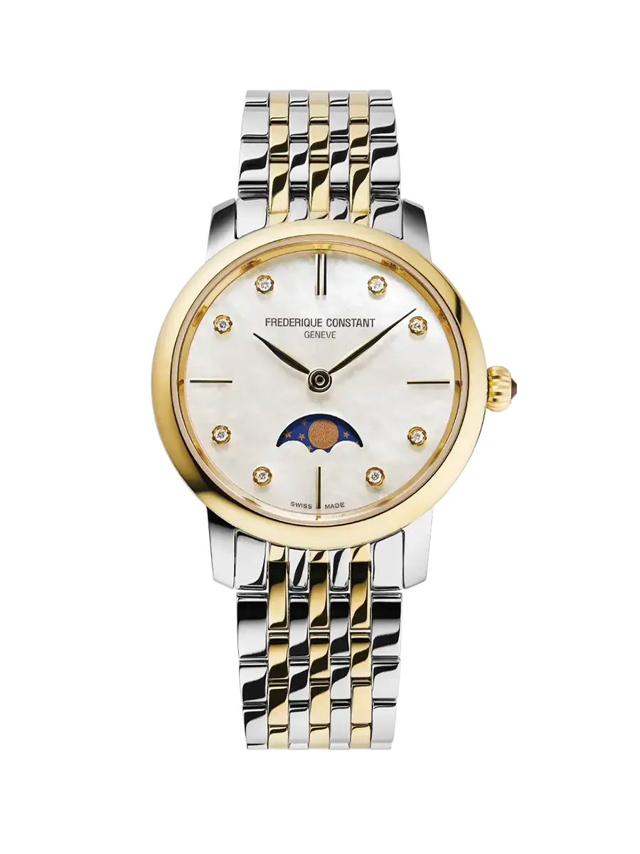 Classics Slimline Ladies Moonphase (FC-206MPWD1S3B)