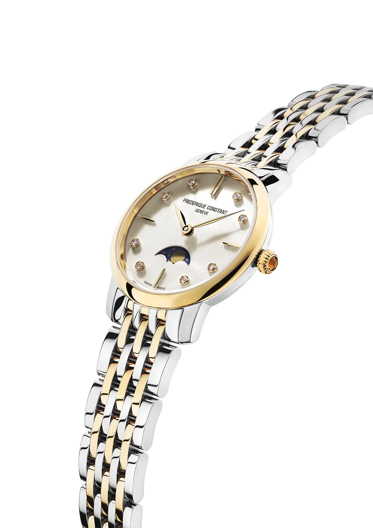 Classics Slimline Ladies Moonphase (FC-206MPWD1S3B)