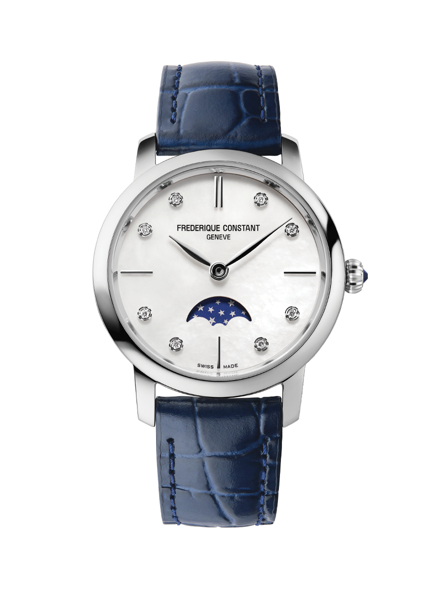 Classics Slimline Ladies Moonphase (FC-206MPWD1S6)