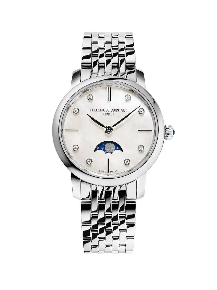 Classics Slimline Ladies Moonphase (FC-206MPWD1S6B)