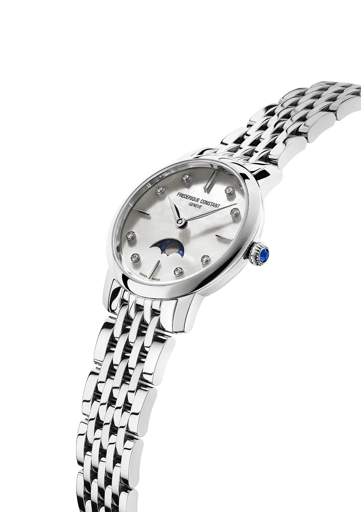 Classics Slimline Ladies Moonphase (FC-206MPWD1S6B)