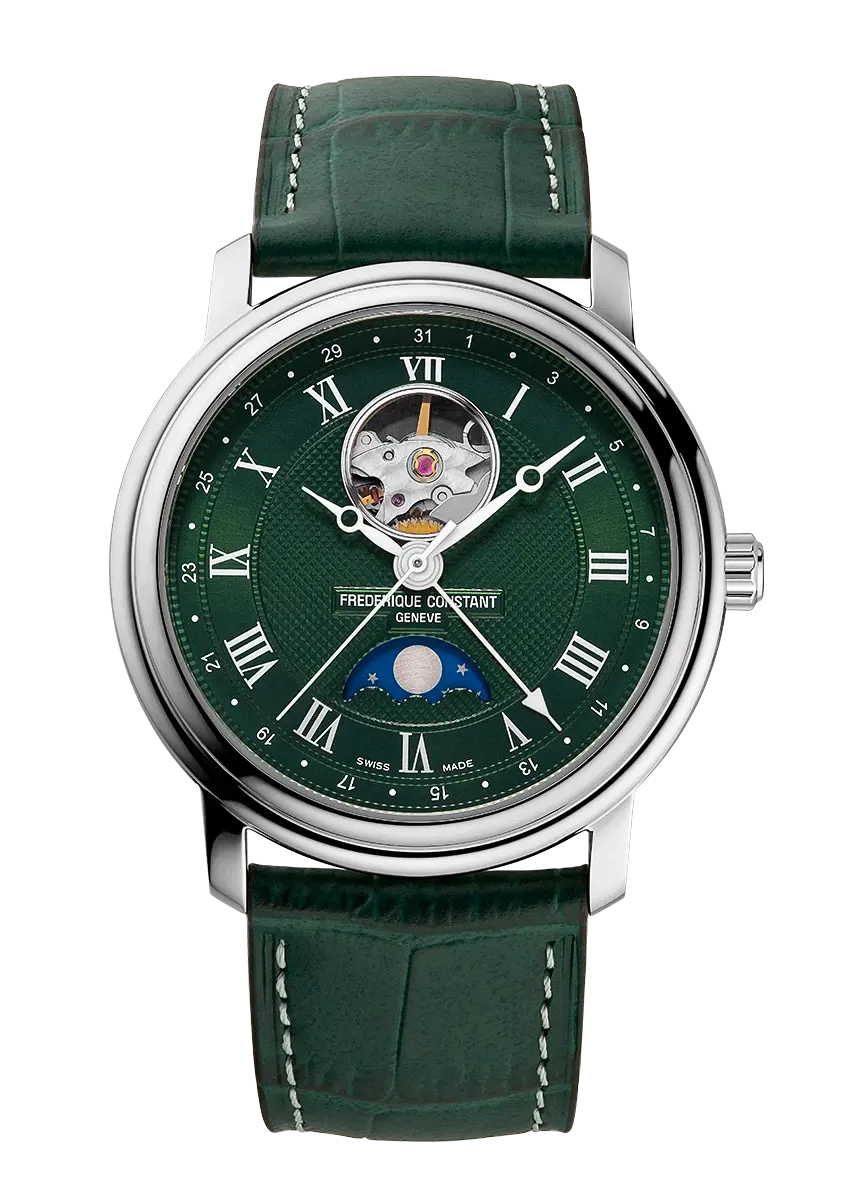 Classics Heart Beat Moonphase Date (FC-335MCGRW4P26)
