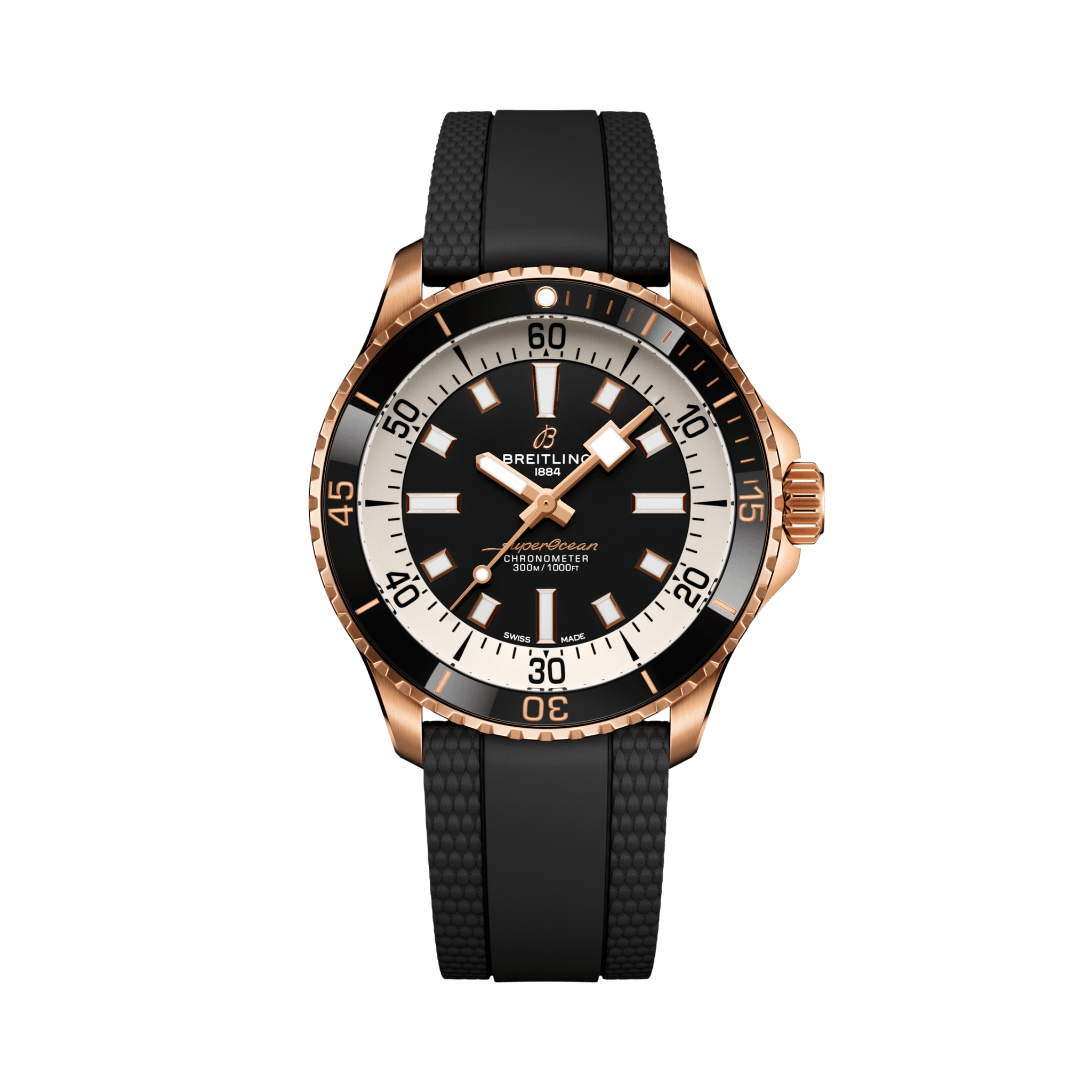 Breitling Superocean Automatic 42 18k red gold R17375211B1S1