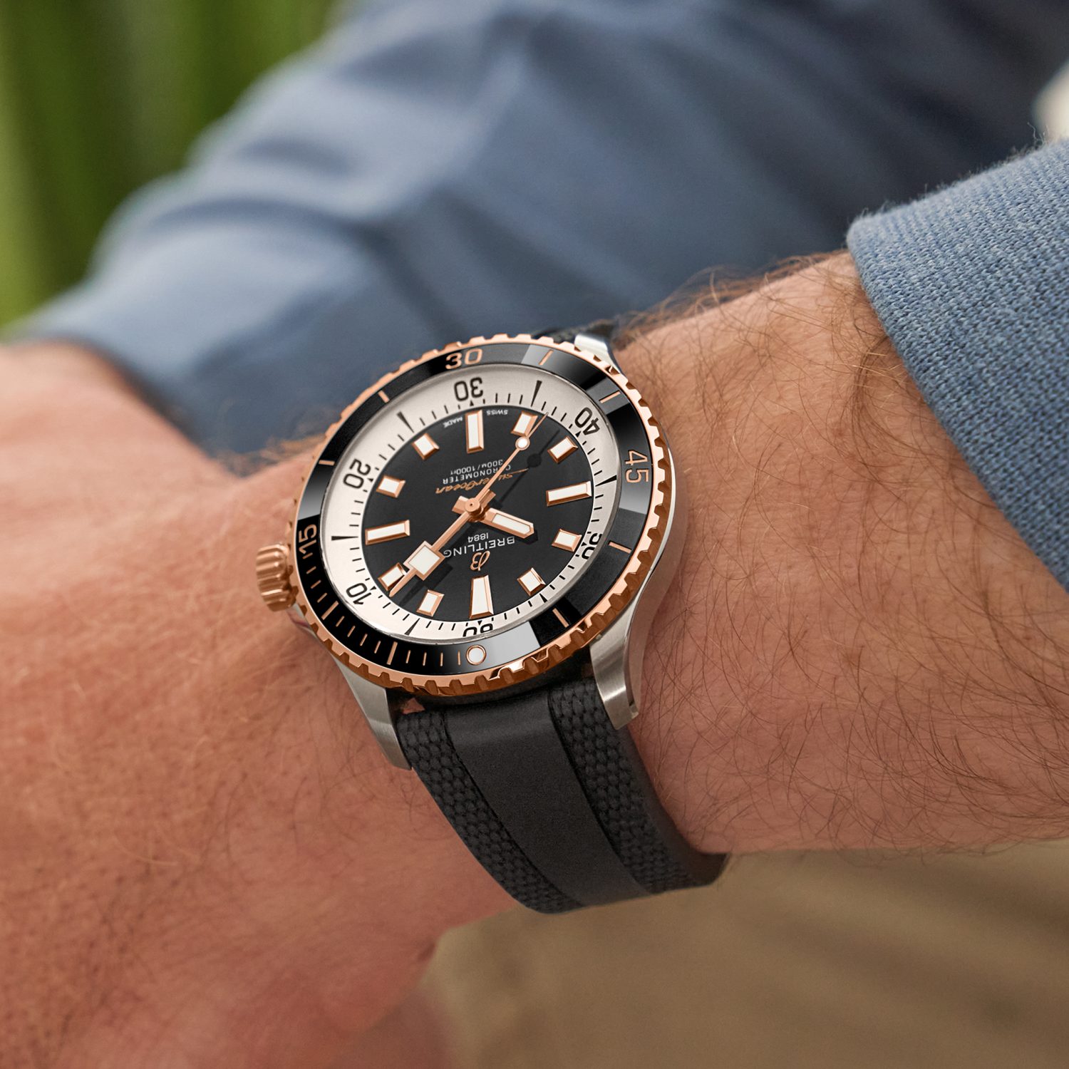 Breitling Superocean Automatic 42 U17375211B1S1 on wrist